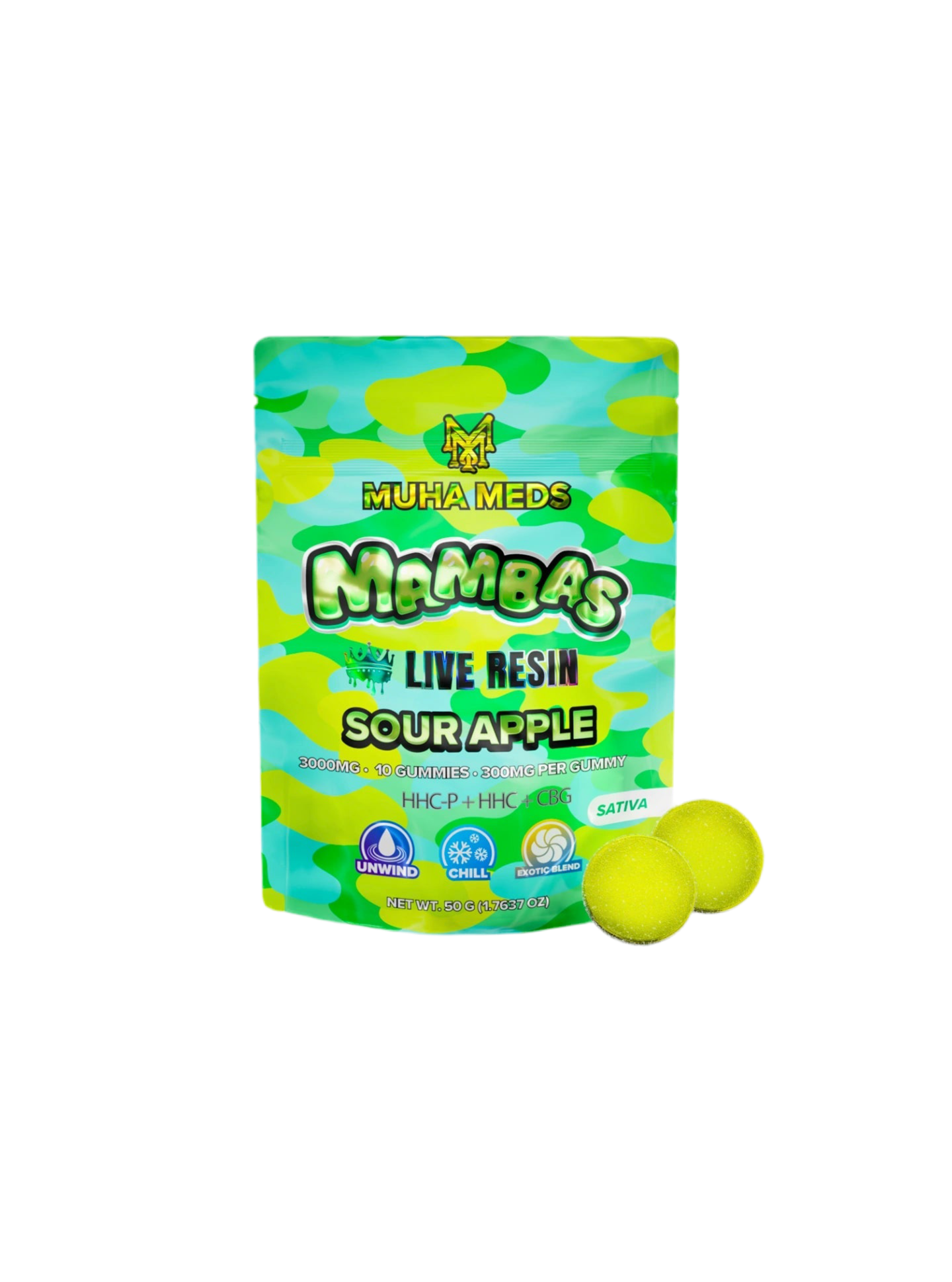 MUHA MEDS | GOMITAS CON HHCP + HHC + CBG