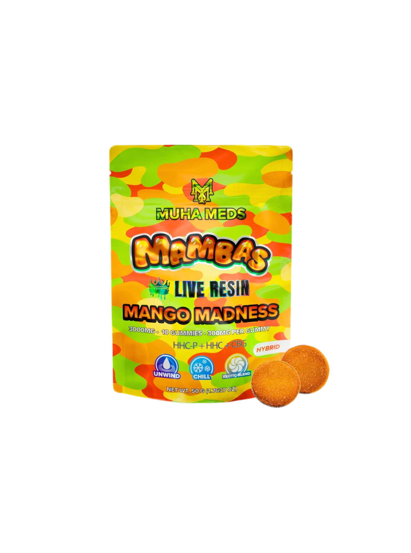 MUHA MEDS | GOMITAS CON HHCP + HHC + CBG