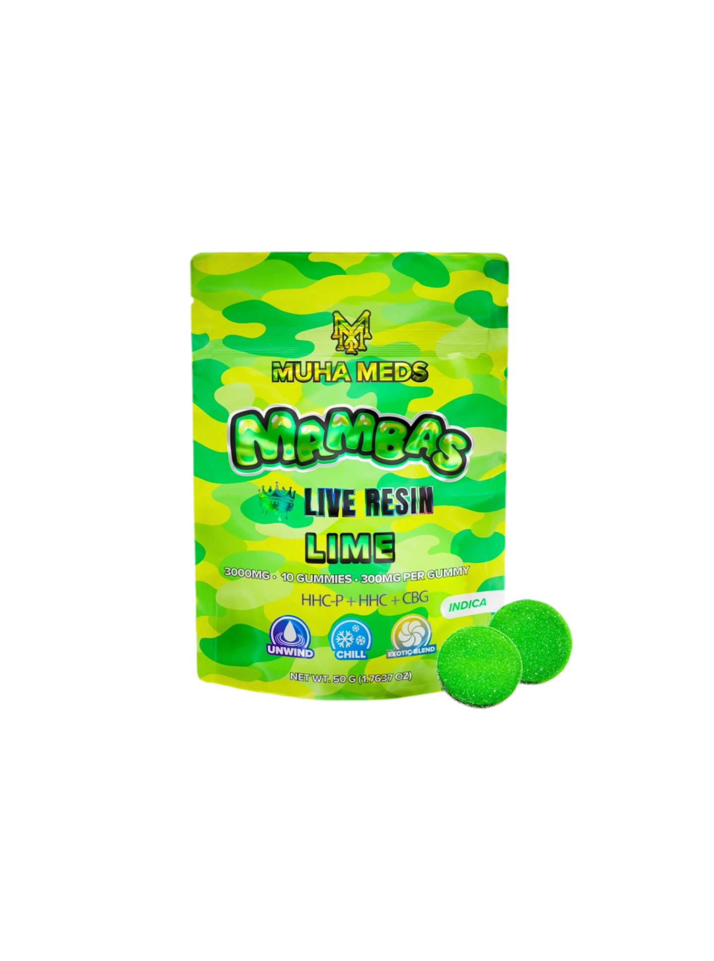 MUHA MEDS | GOMITAS CON HHCP + HHC + CBG
